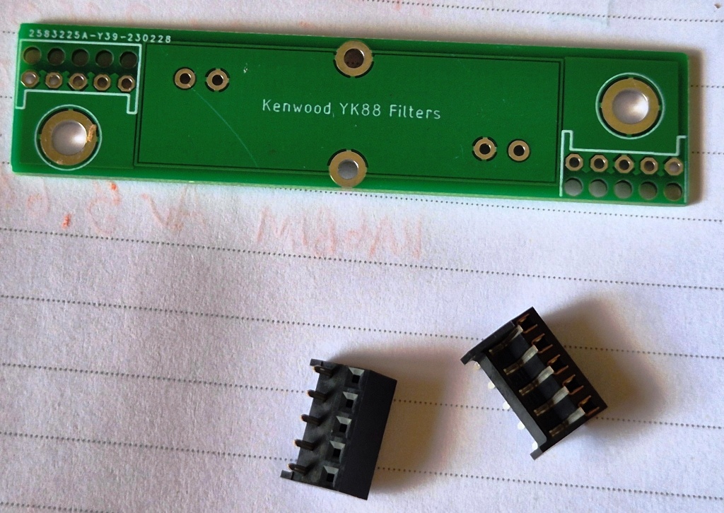 Kenwood YK (8830khz) series Filter - Interface PCB kit